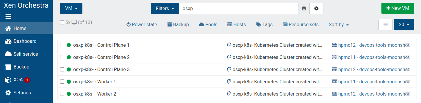 :scale Kubernetes recipe VMs, 75%