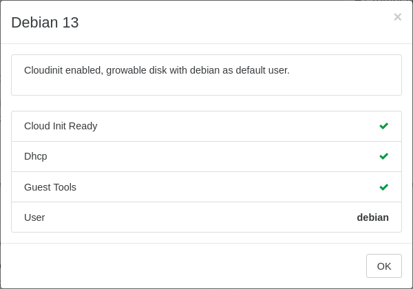 :scale XO Hub Template Debian 13info, 65%