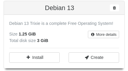 :scale XO Hub Template Debian 13, 80%